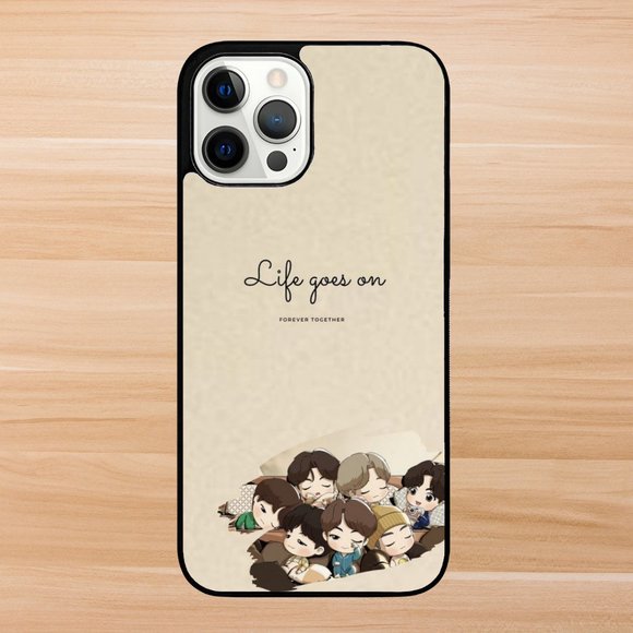 Life Goes On - Chibi BTS Cute Kpop iPhone Case - Picture 1 of 1